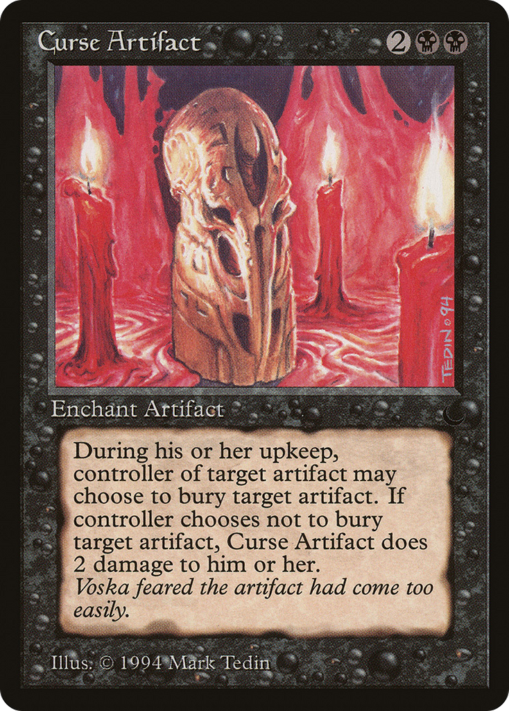 Magic: The Gathering - Curse Artifact - The Dark