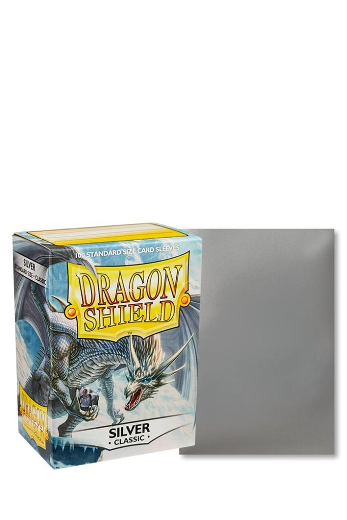 Dragon Shield - 100 Sleeves Standardgrösse - Classic Silver