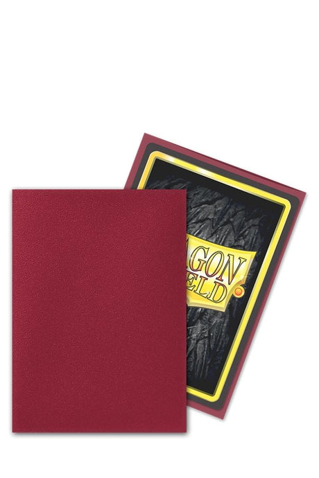Dragon Shield - 100 Sleeves Standardgrösse - Matte Blood Red
