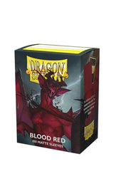 Dragon Shield - 100 Sleeves Standardgrösse - Matte Blood Red