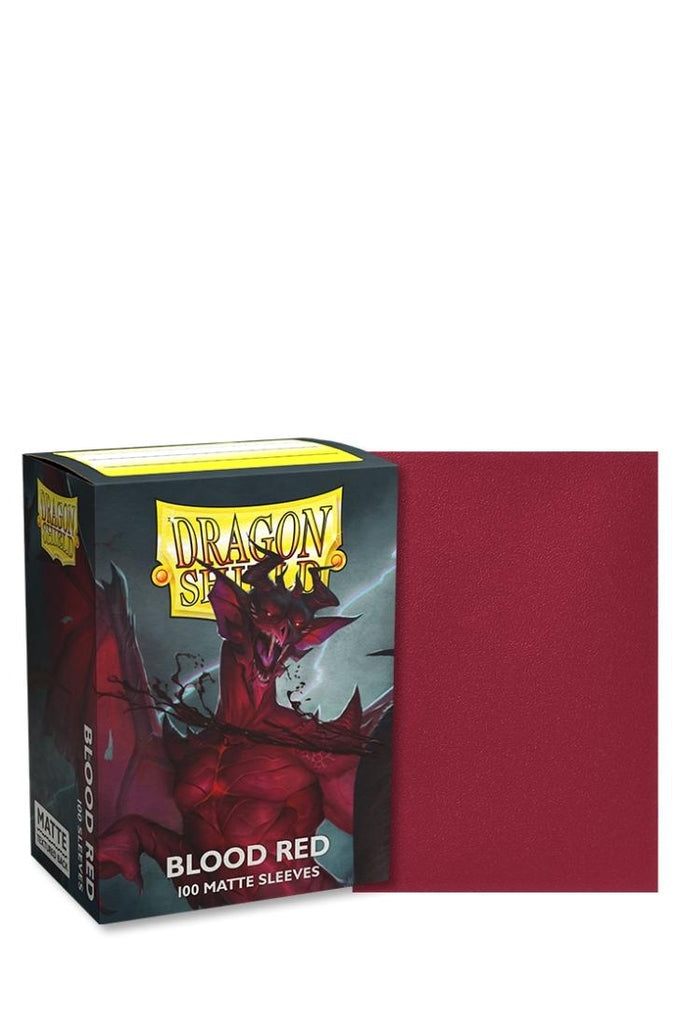 Dragon Shield - 100 Sleeves Standardgrösse - Matte Blood Red