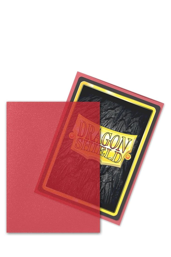 Dragon Shield - 100 Sleeves Standardgrösse - Matte Clear Red