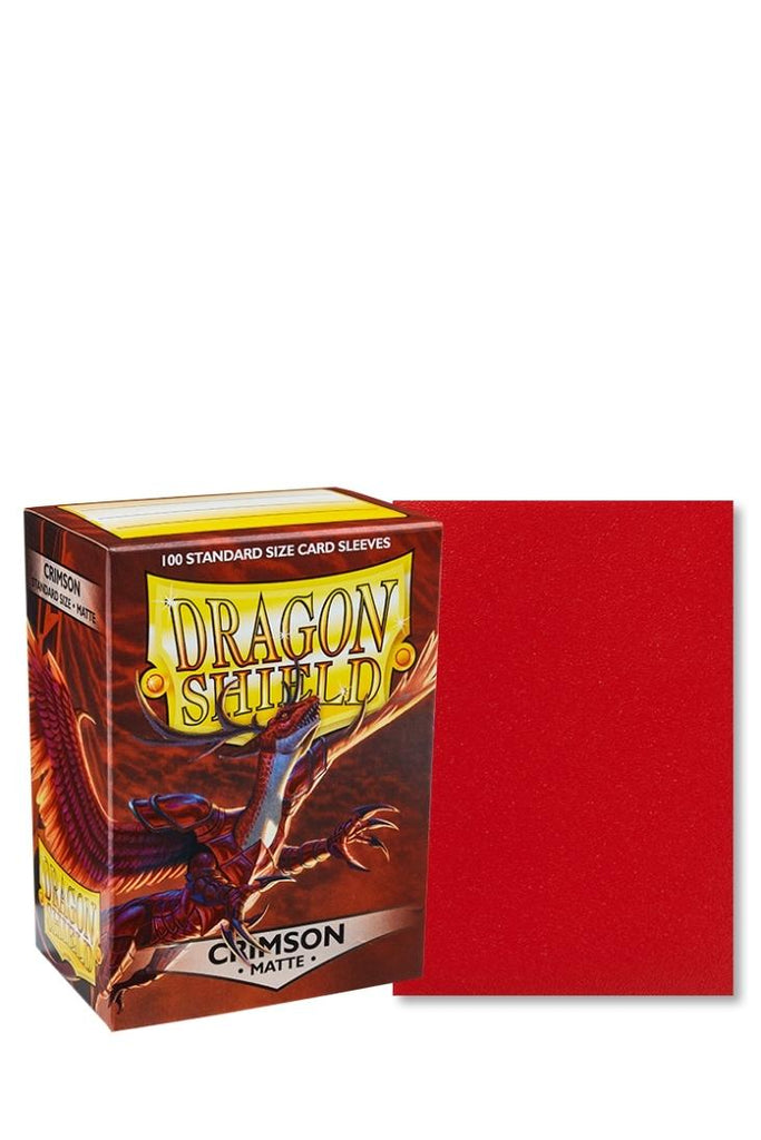 Dragon Shield - 100 Sleeves Standardgrösse - Matte Crimson
