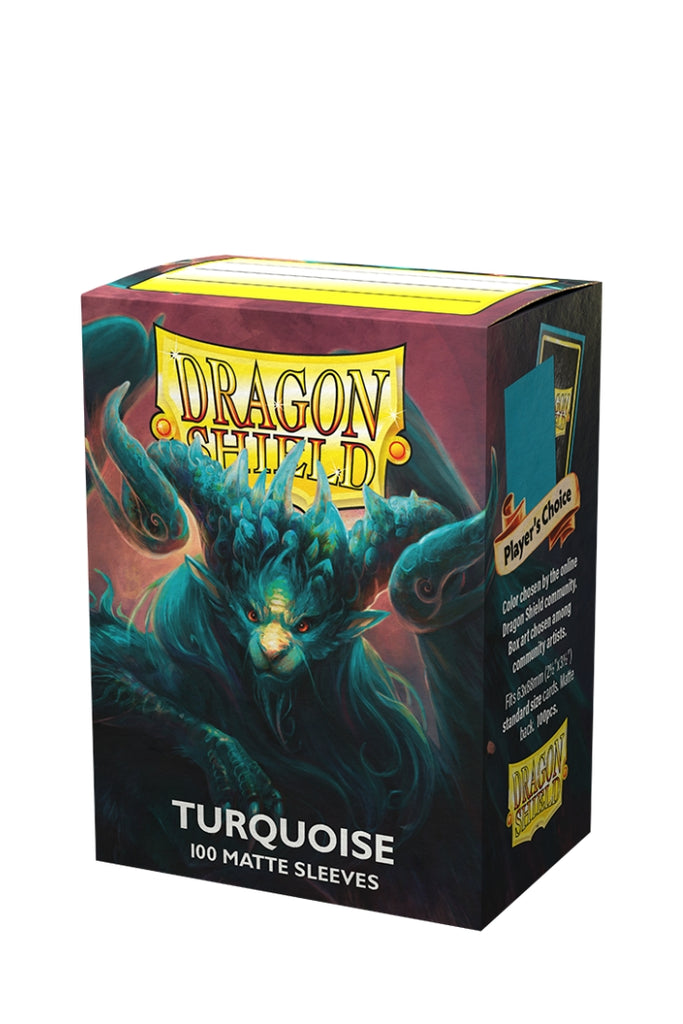 Dragon Shield - 100 Sleeves Standardgrösse - Matte Turquoise