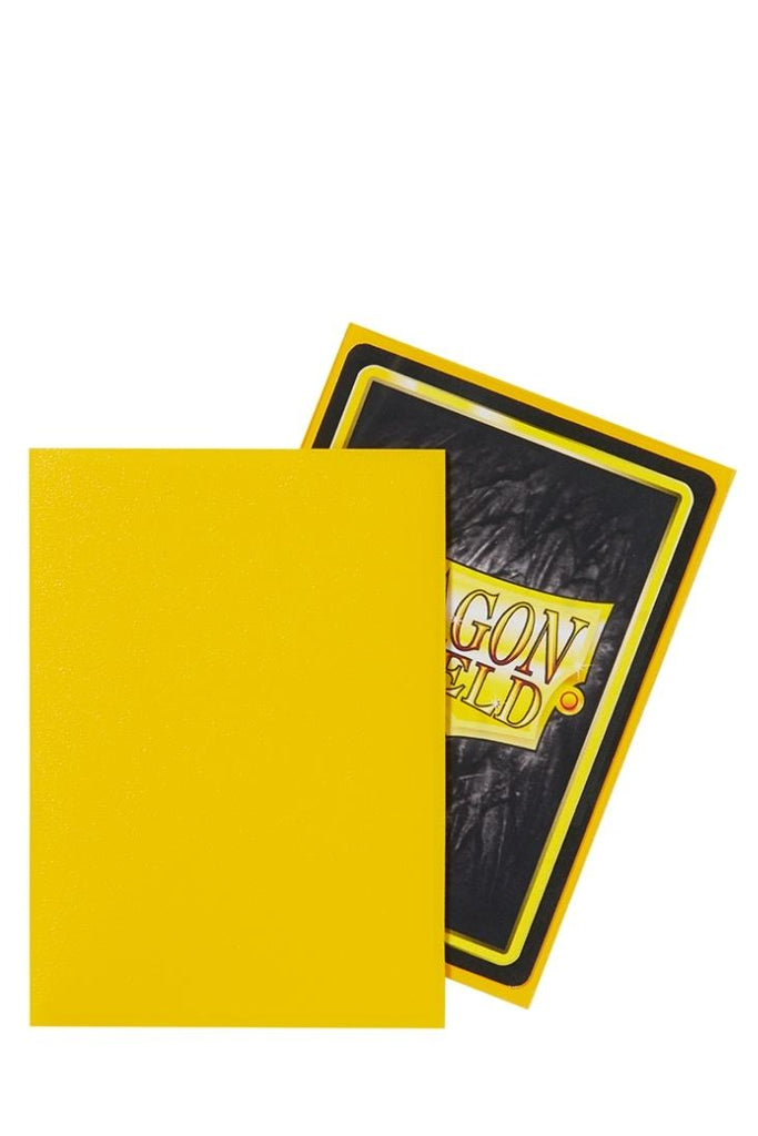 Dragon Shield - 100 Sleeves Standardgrösse - Matte Yellow