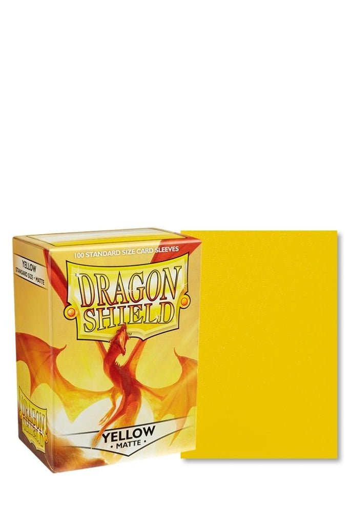 Dragon Shield - 100 Sleeves Standardgrösse - Matte Yellow