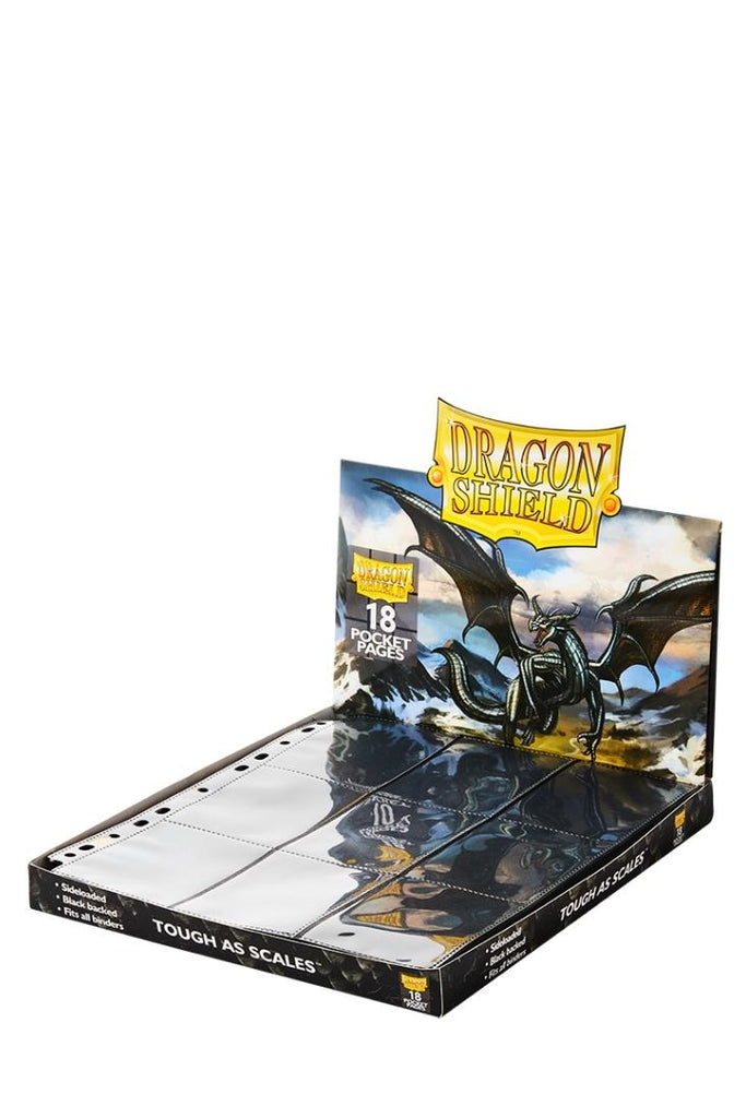 Dragon Shield - 50 Sideloading Einlageblätter 18-Pocket - Gloss Schwarz