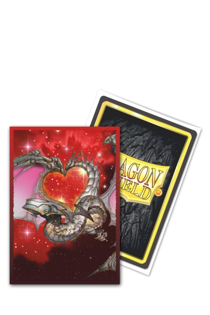 Dragon Shield - 60 Art Sleeves Japanische Grösse - Valentine Dragons 2022
