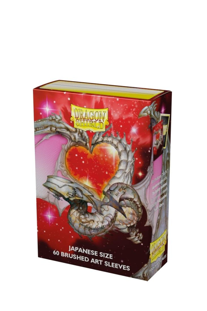 Dragon Shield - 60 Art Sleeves Japanische Grösse - Valentine Dragons 2022