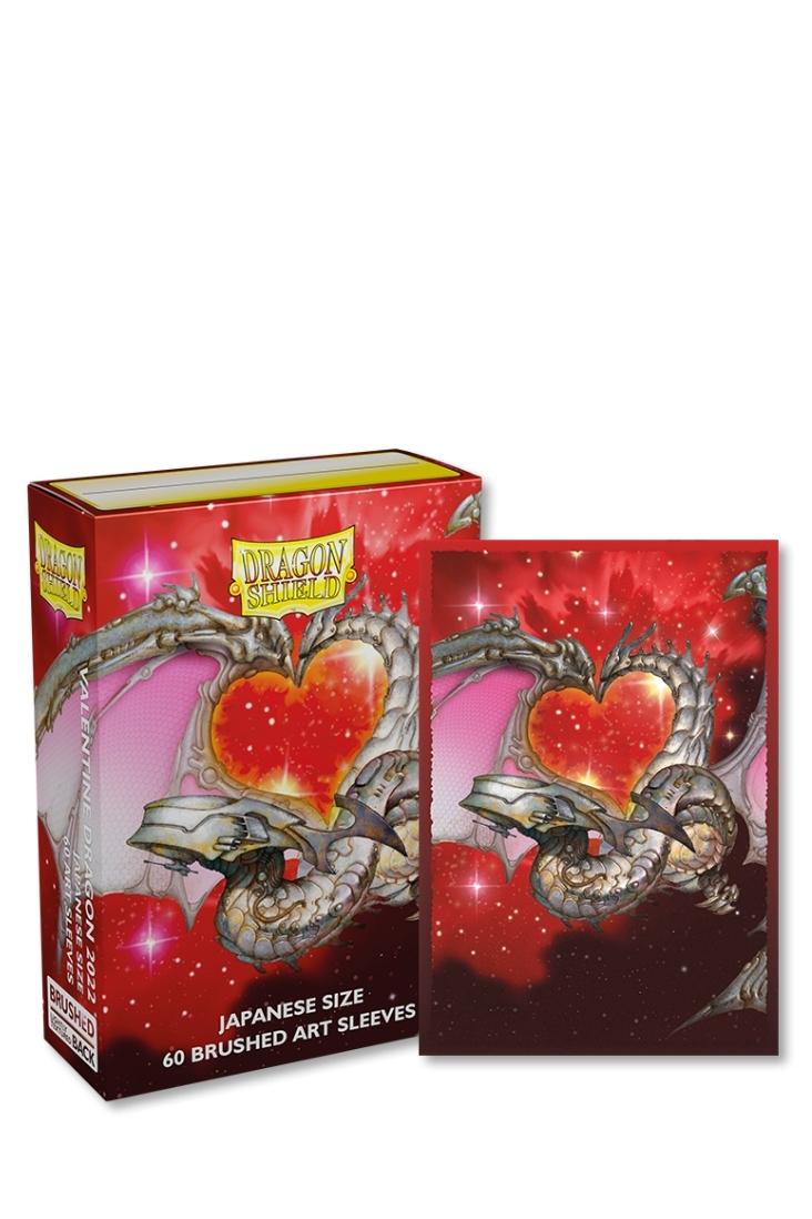 Dragon Shield - 60 Art Sleeves Japanische Grösse - Valentine Dragons 2022