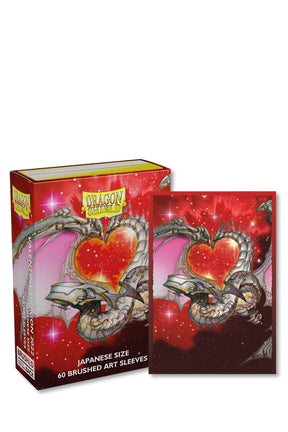 Dragon Shield - 60 Art Sleeves Japanische Grösse - Valentine Dragons 2022