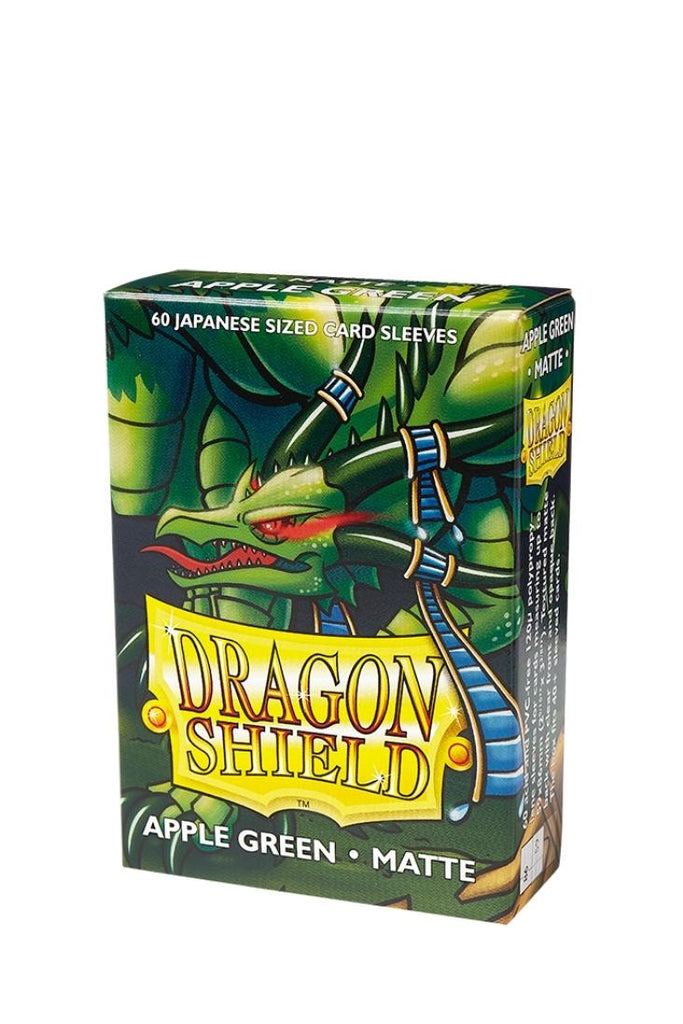 Dragon Shield - 60 Sleeves Japanische Grösse - Matte Apple Green