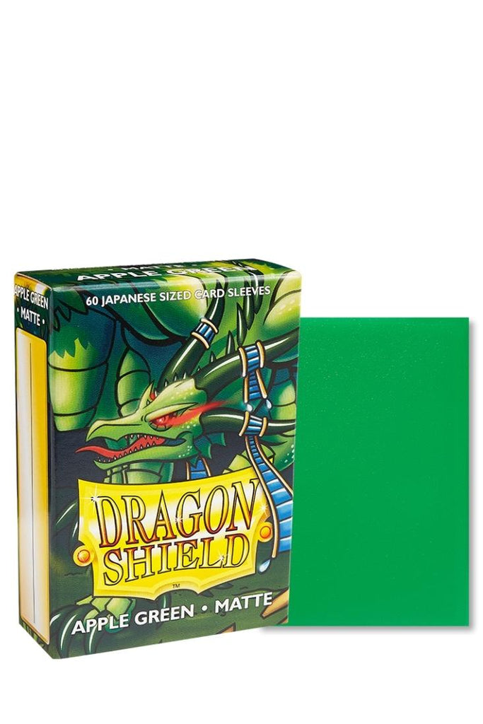 Dragon Shield - 60 Sleeves Japanische Grösse - Matte Apple Green
