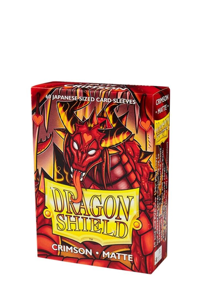 Dragon Shield - 60 Sleeves Japanische Grösse - Matte Crimson