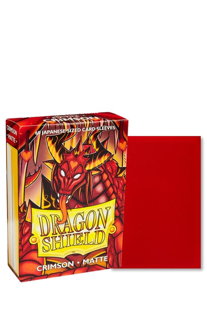 Dragon Shield - 60 Sleeves Japanische Grösse - Matte Crimson