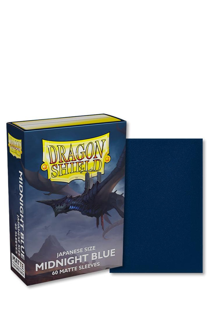 Dragon Shield - 60 Sleeves Japanische Grösse - Matte Midnight Blue