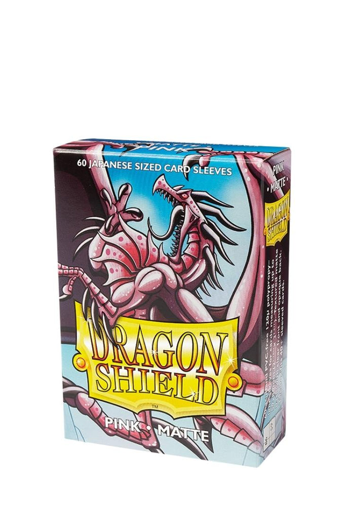 Dragon Shield - 60 Sleeves Japanische Grösse - Matte Pink