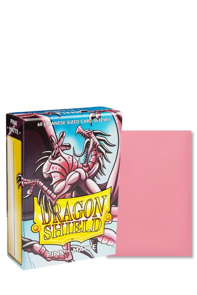 Dragon Shield - 60 Sleeves Japanische Grösse - Matte Pink