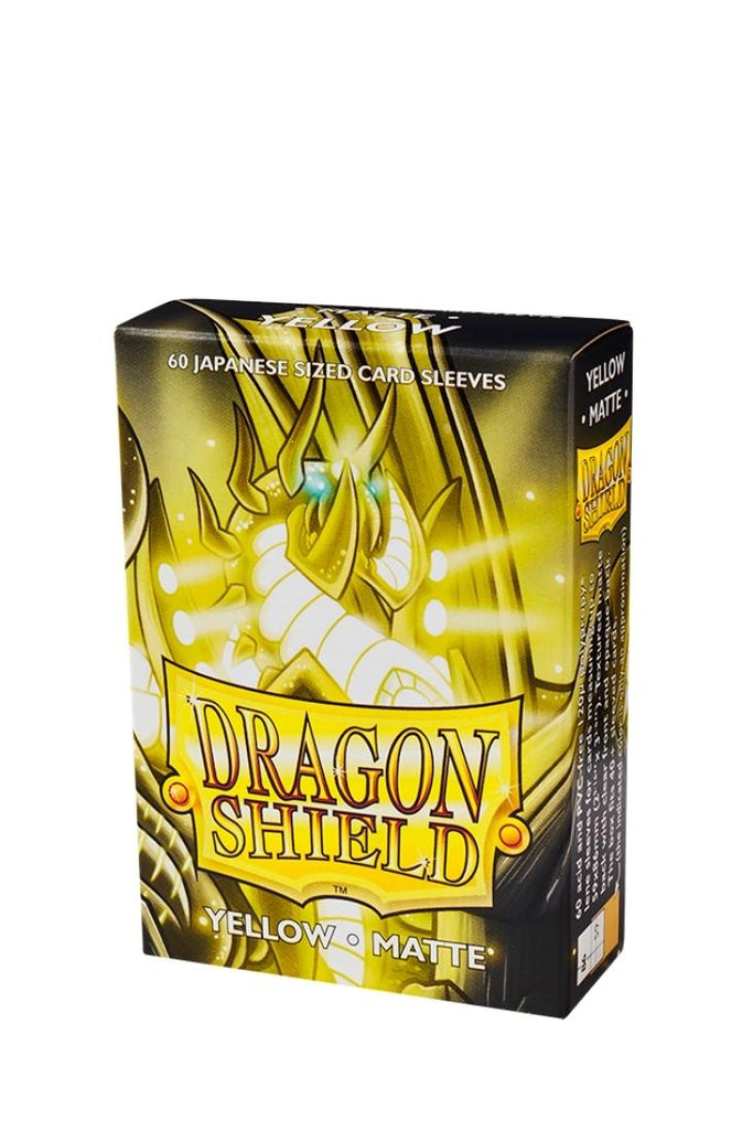 Dragon Shield - 60 Sleeves Japanische Grösse - Matte Yellow