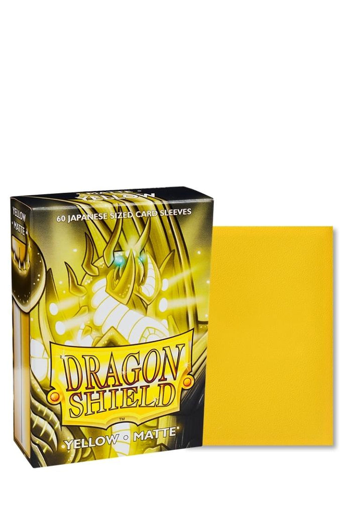 Dragon Shield - 60 Sleeves Japanische Grösse - Matte Yellow