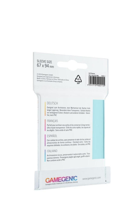 Gamegenic - 100 Soft Sleeves Standardgrösse