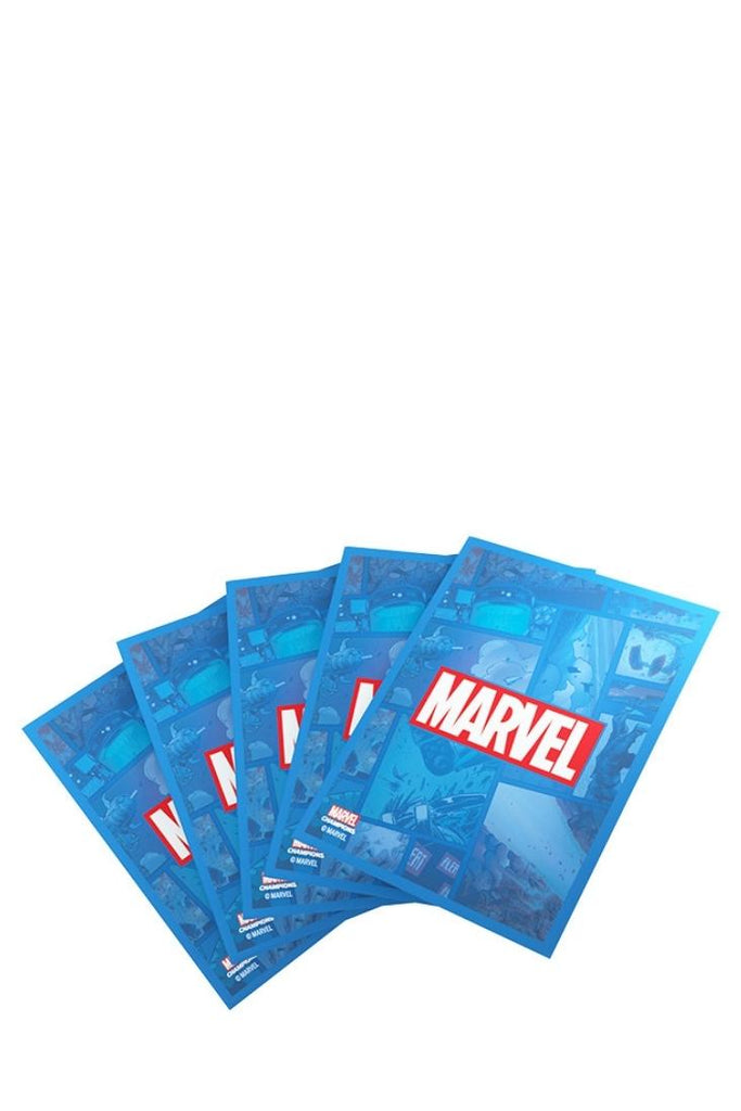 Gamegenic - 50 Marvel Champions Art Sleeves Standardgrösse - Blau