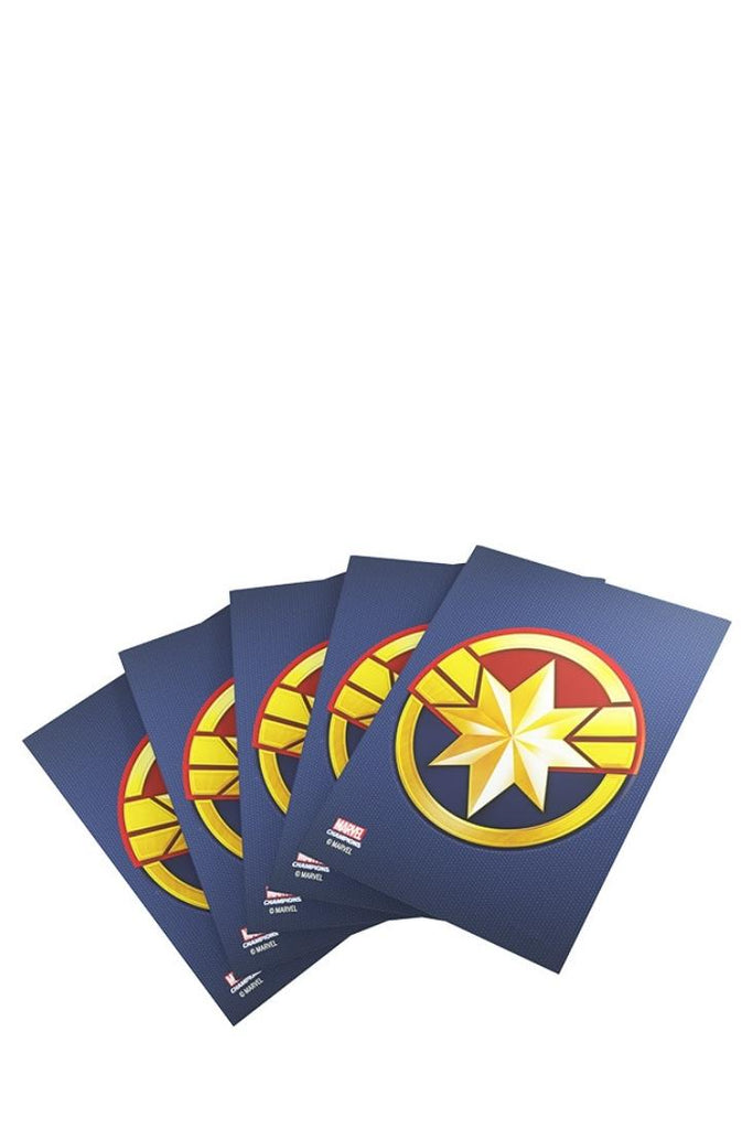 Gamegenic - 50 Marvel Champions Art Sleeves Standardgrösse - Captain Marvel