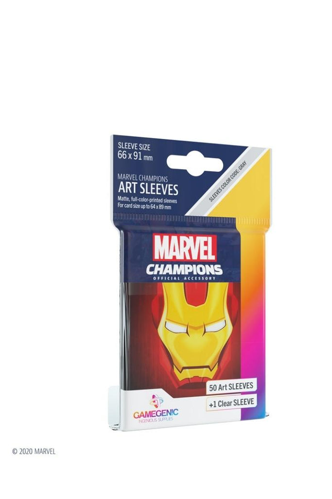 Gamegenic - 50 Marvel Champions Art Sleeves Standardgrösse - Iron Man