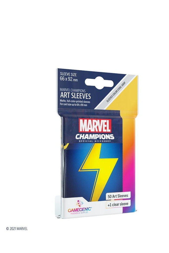 Gamegenic - 50 Marvel Champions Art Sleeves Standardgrösse - Ms. Marvel
