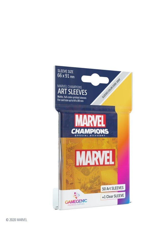 Gamegenic - 50 Marvel Champions Art Sleeves Standardgrösse - Orange