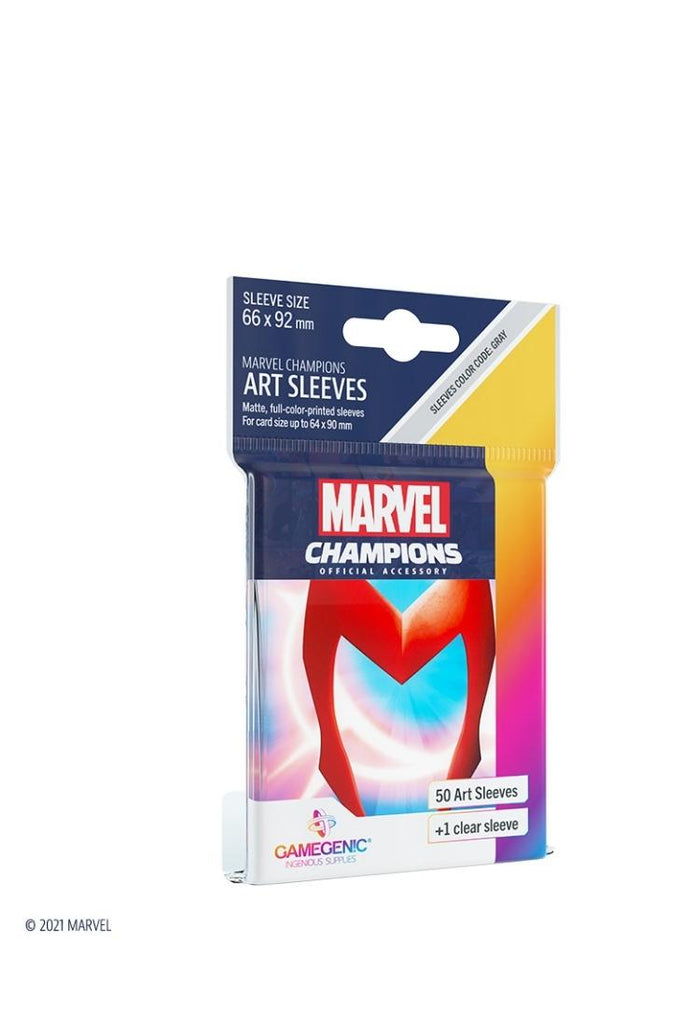 Gamegenic - 50 Marvel Champions Art Sleeves Standardgrösse - Scarlet Witch