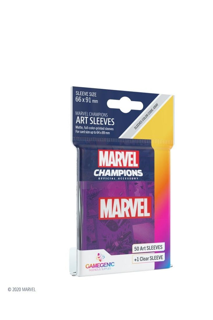 Gamegenic - 50 Marvel Champions Art Sleeves Standardgrösse - Violett