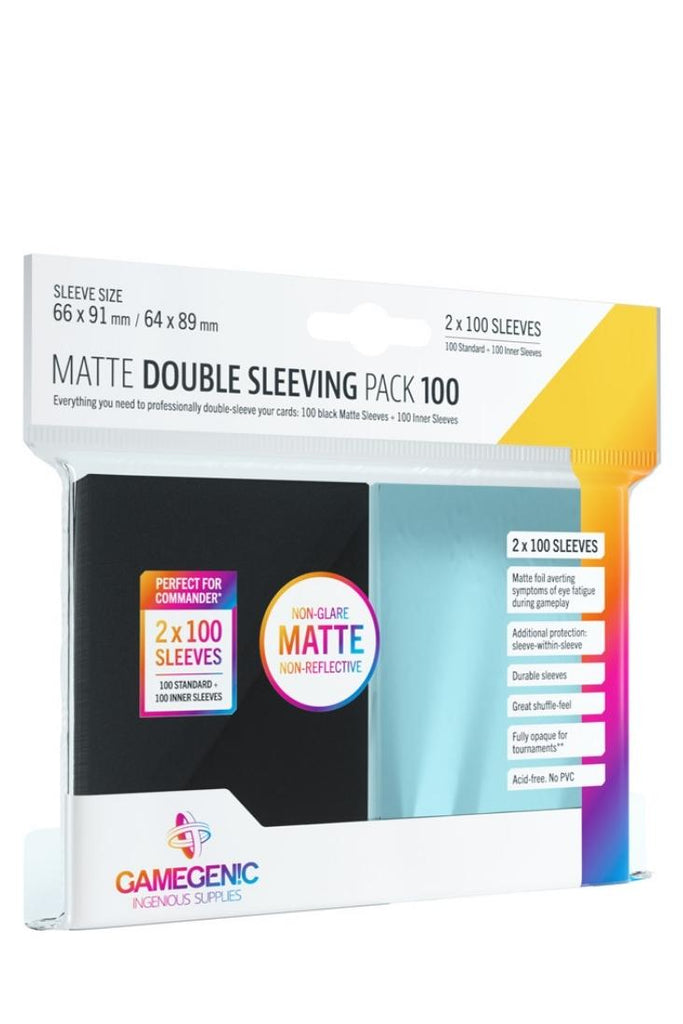 Gamegenic - Prime Matte Double Sleeving Pack Standardgrösse - 2 x 100 Sleeves