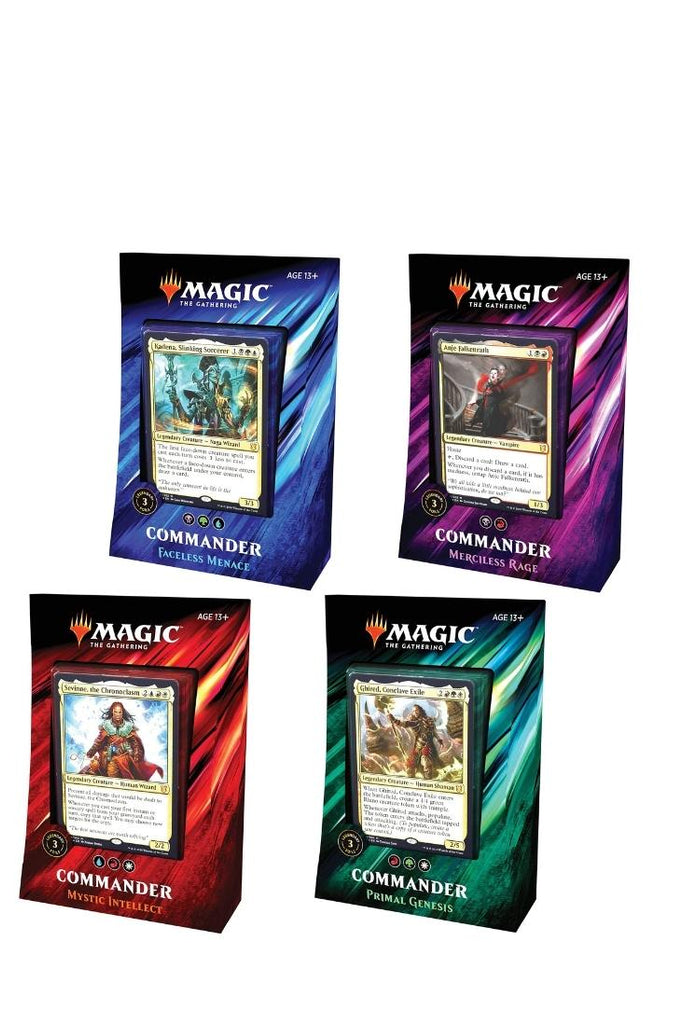 Magic: The Gathering - Commander 2019 All 4 Decks - Englisch