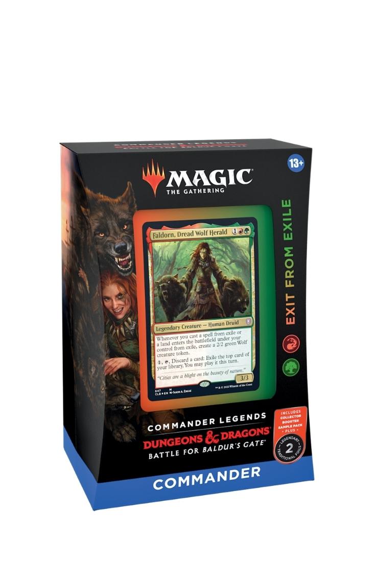 Magic: The Gathering - Commander Legends Battle for Baldur's Gate Exit from Exile - Englisch