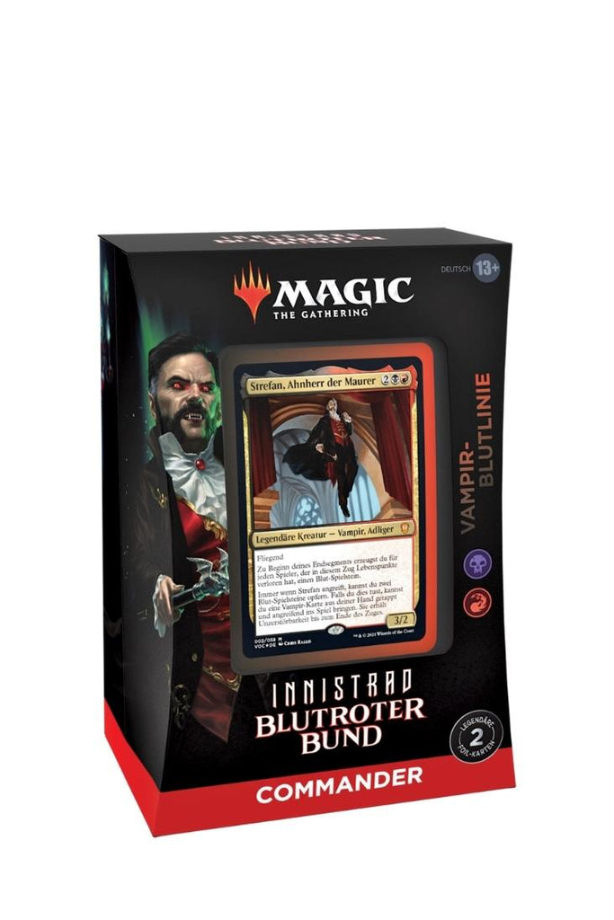 Magic: The Gathering - Innistrad Blutroter Bund Commander Vampir-Blutlinie - Deutsch
