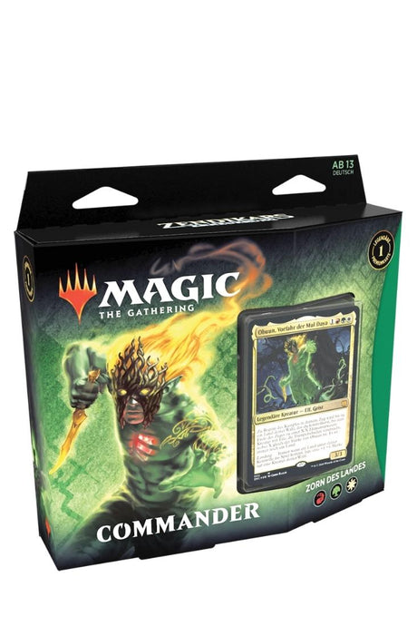 Magic: The Gathering - Zendikars Erneuerung Commander Zorn des Landes - Deutsch