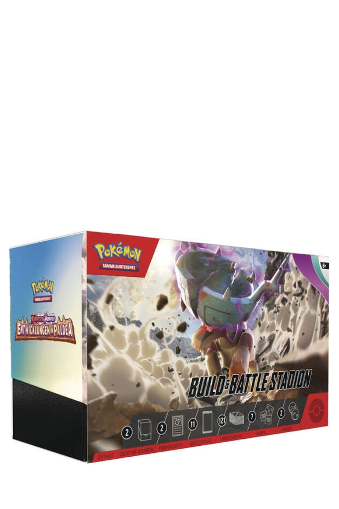 Pokémon - Karmesin & Purpur - Entwicklungen in Paldea Build & Battle Stadium Box - Deutsch