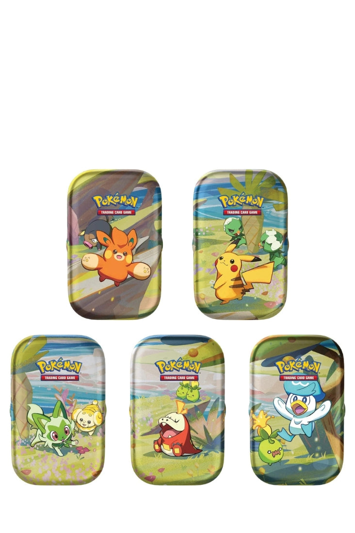 Pokémon - Mini Tin Paldea Friends - Alle 5 Tins - Englisch