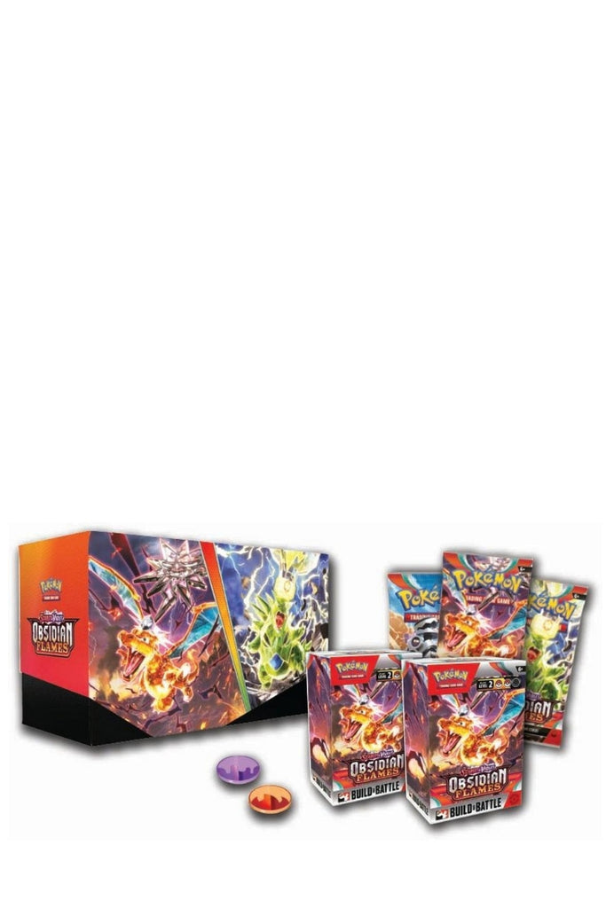 Pokémon - Scarlet & Violet - Obsidian Flames Build & Battle Stadium Box - Englisch