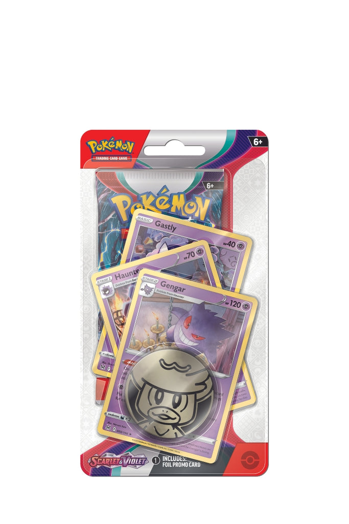 Pokémon - Scarlet & Violet Premium Checklane Blister Gengar - Englisch