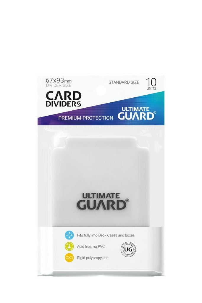 Ultimate Guard - 10 Kartentrenner Standardgrösse - Transparent