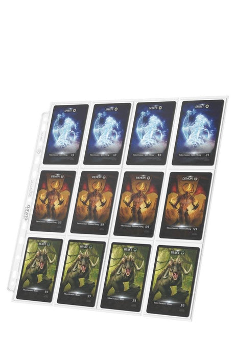 Ultimate Guard - 10 Sideloading Einlageblätter 24-Pocket QuadRow - Transparent