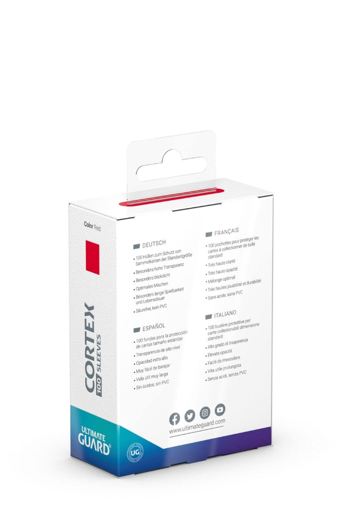Ultimate Guard - 100 Cortex Sleeves Matte Standardgrösse - Rot