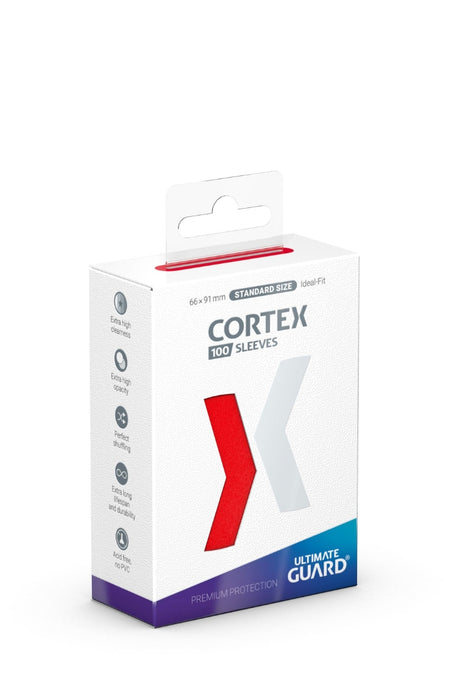 Ultimate Guard - 100 Cortex Sleeves Matte Standardgrösse - Rot