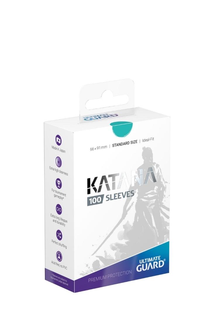 Ultimate Guard - 100 Katana Sleeves Matte Standardgrösse - Türkis
