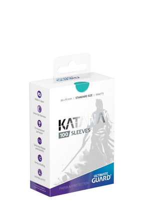 Ultimate Guard - 100 Katana Sleeves Matte Standardgrösse - Türkis