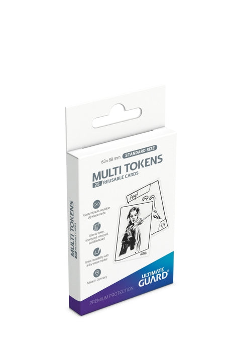Ultimate Guard - 25 Multi Tokens Standard Weiss