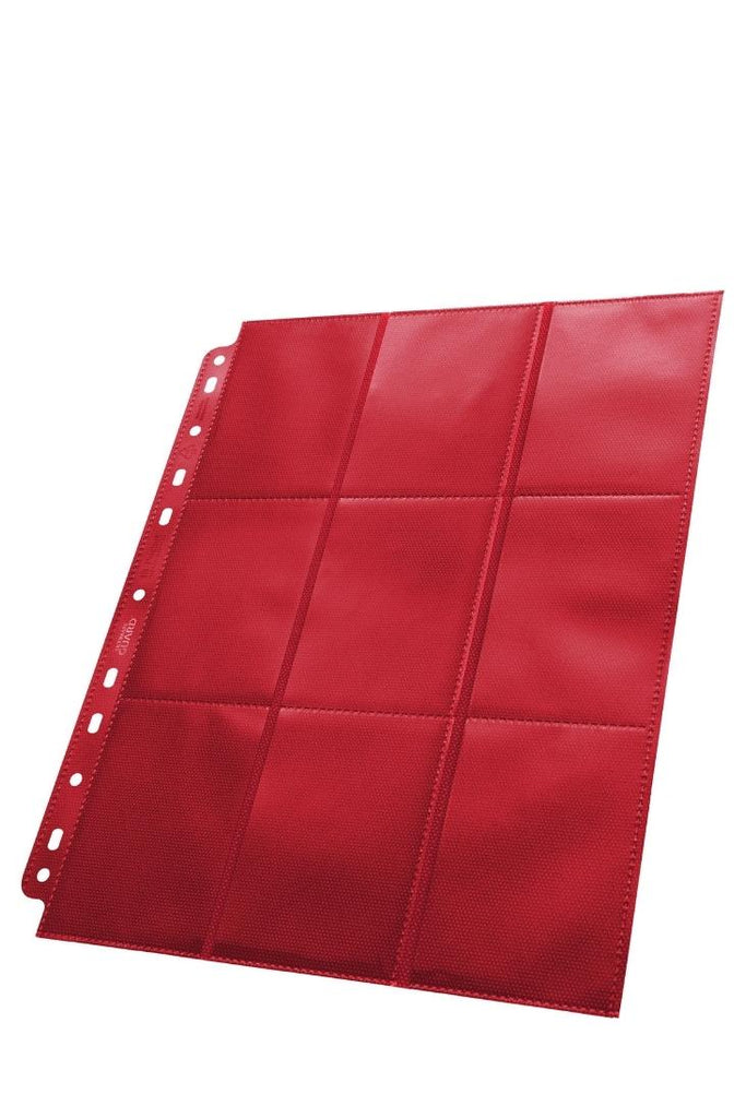 Ultimate Guard - 50 Sideloading Einlageblätter 18-Pocket - Rot
