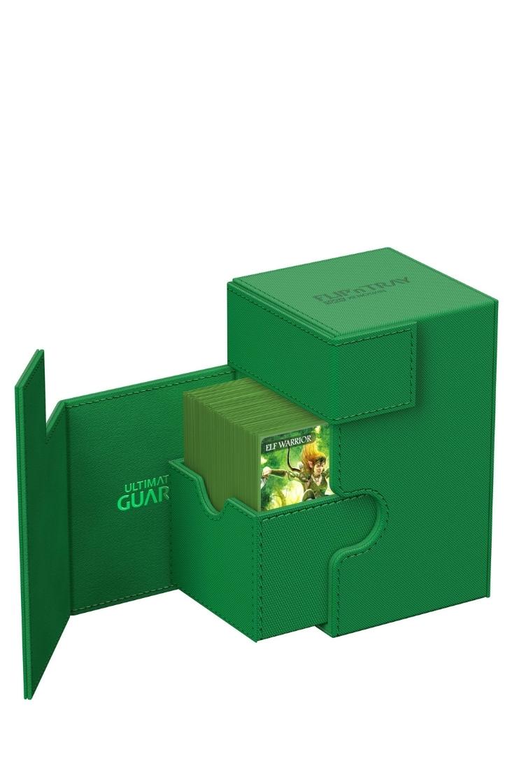 Ultimate Guard - Flip'n'Tray 100+ XenoSkin Monocolor - Grün